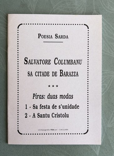 Poesia sarda salvatore - poesia, sarda-salvatore
